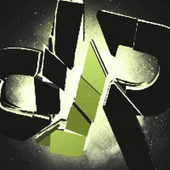 3D mark, green