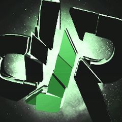 3D mark, neon green